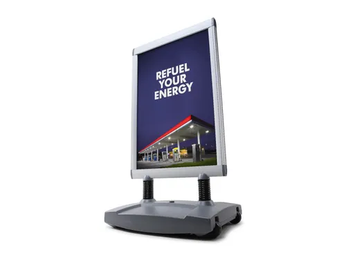 Stoepbord A0 Windtalker Excel Plastic Voet