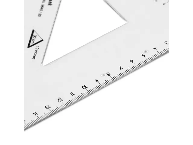 Tekendriehoek Standardgraph CONSTANT 45 graden 30 cm