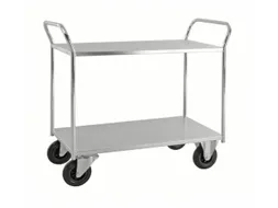 etagewagen,draagverm. 400kg,2etage(s),laadvl. LxB 940x440mm,staaletage