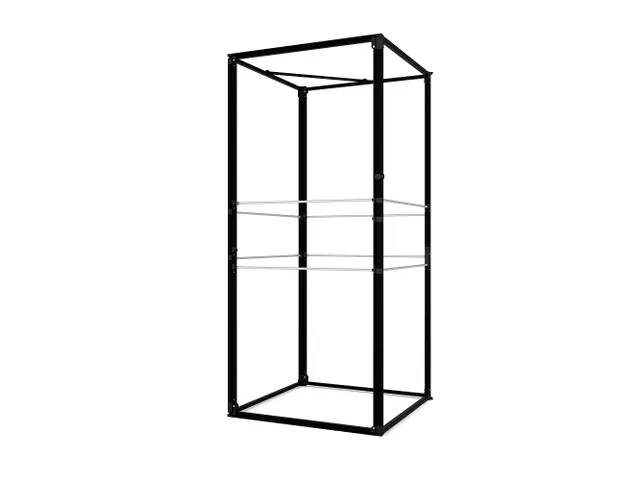 Espace de rangement FlexFrame murs d'exposition 98x230cm Noir