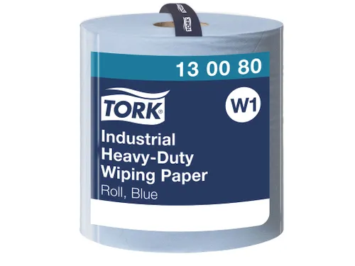 Poetspapier Tork 130080 W1 Heavy-Duty Premium 3-laags 750 vel blauw