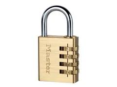 Hangslot Master Lock 604EURD combinatieslot messing 40mm