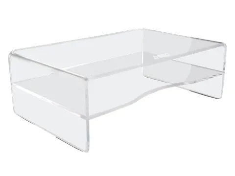 Acryl Monitorverhoger Met Brievenbak 120mm