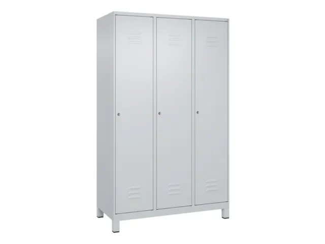 locker voor scheiding van kleding,HxBxD 1950x1200x500mm,3vak