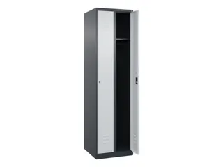 locker,HxBxD 1850x500x500mm,2vak,vak B 250mm,cil.-slot,staand op vloer - 2