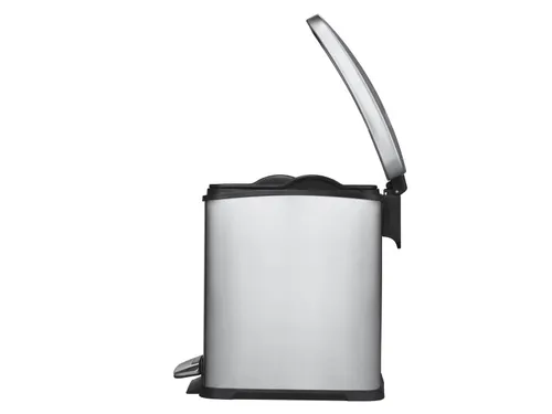 Rechthoekige Pedaalemmer New Rejoice Step Bin 8 Liter Mat Rvs