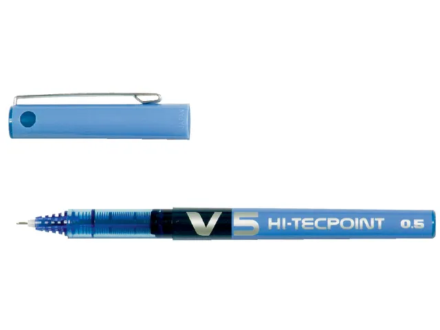 Rollerpen Pilot Hi-Tecpoint V5 0.5mm Fijne punt Blauw
