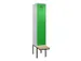 locker met bank,voor scheiding van kleding,HxBxD 2120x400x815mm,1vak