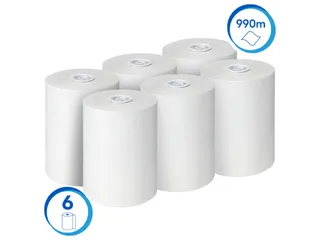 Handdoekrol Scott Slimroll 1-laags 165m wit 6623 - 3