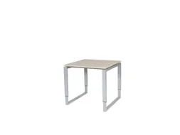 Domino Plus Bureau Hoogte Verstelbaar 800x800mm Robson Eiken Alu