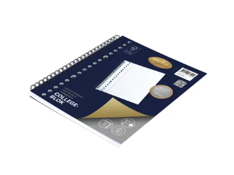 Bloc de cours Multo A5 carreau 5mm 17 perforations 160 pages 90g