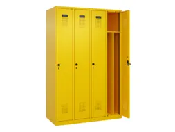 locker voor scheiding van kleding,HxBxD 1850x1200x500mm,4vak