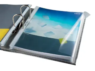 Showtas Leitz 4764 A4 4-gaats PP 0.13mm nerf met klep - 4
