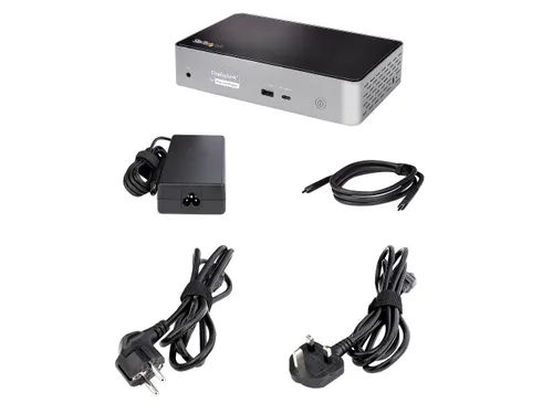 StarTech USB-C Docking Station 4K Quad Monitor 100W PD LAN