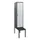 locker met bank,HxBxD 1950x400x815mm,1vak,vak B 400mm,draaigrendel
