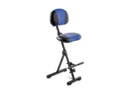 Stahulp Zwart-Blauw Zitting 540-900x370x210mm Inklapbaar