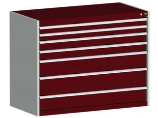 Ladekast 1000x1300x750mm 7laden 75kg Kleur Ral3004 - 3