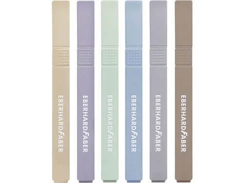 Markeerstift Eberhard Faber natural 6st. vierkant in etui