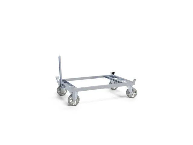 dissel en koppeling,v. rolcontainer,L 500mm,buis Ø 25mm,staal verzink