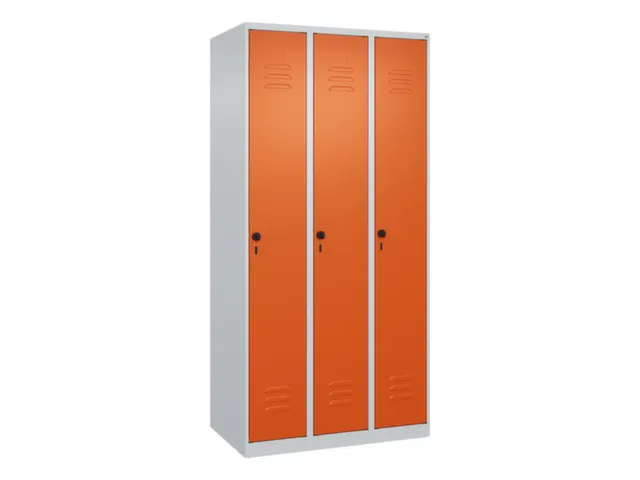 locker voor scheiding van kleding,HxBxD 1850x900x500mm,3vak