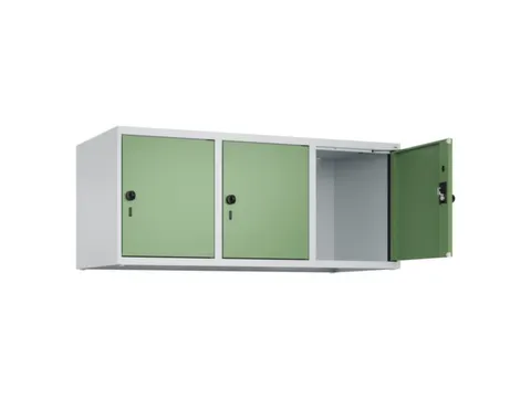 opzetkast,v. locker,3vak.,vak B 400mm,HxBxD 500x1200x500mm
