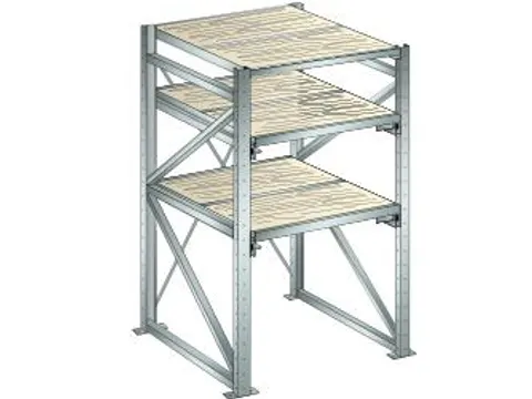 uittrekstelling voor zware lasten,HxBxD 2000x1290x1260mm,vaklast 800kg