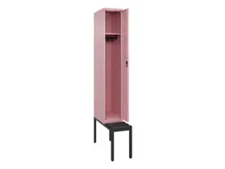 locker met bank,HxBxD 2120x300x815mm,1vak,vak B 300mm,cilinderslot