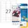 HERMA 4233 Veiligheidsetiketten A4 63,5x29,6mm Wit 675 stuks
