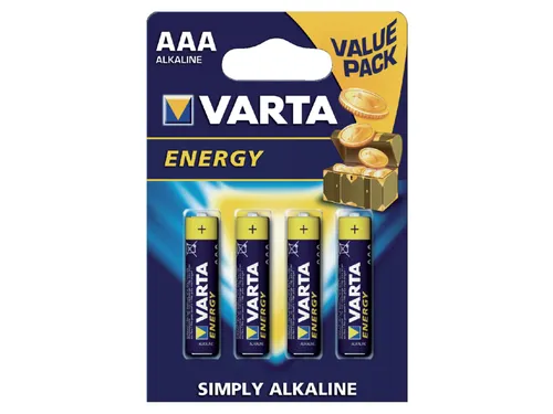 Batterij Varta Energy 4x AAA Alkaline 1.5V