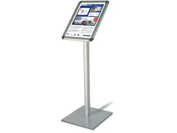 Infodisplay 800mm Din A4 Staand Zilver-Geanodiseerd