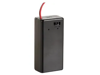 Batterijhouder Voor 9V-Cel - 1