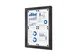 Vitrine d’affichage verrouillable ext/int 4xA4 anthracite
