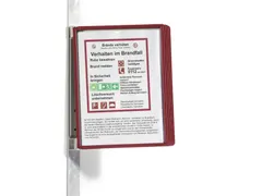 Wandmodule Vario Magnetisch Muur 5 Panelen Rood