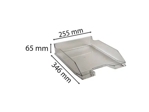 Brievenbak COMBO MID I grijs/glossy/trans