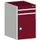 ladekast HxBxD 800x525x525mm 2laden RAL7035 front RAL3004