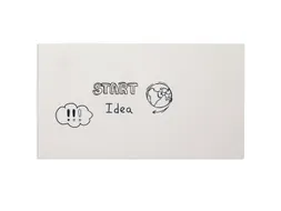 Whiteboard 98x198cm Zonder Rand Gelakt Staal Magnetisch