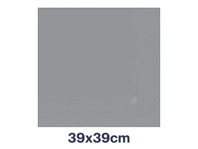 Tork 477673 Soft Dinnerservet Advanced Grijs 39x39cm