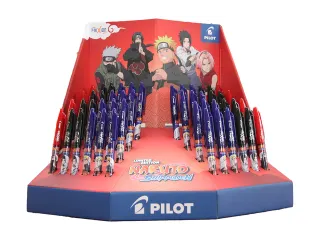 Rollerpen PILOT friXion ball Naruto medium 3 kleuren assorti 48 st - 2