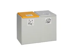 Afvalverzamelaar 2-Voudig Moduul Hxbxd 570x505x405mm 60 Liter
