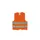 Veiligheidsvest oranje First Aid Only one size