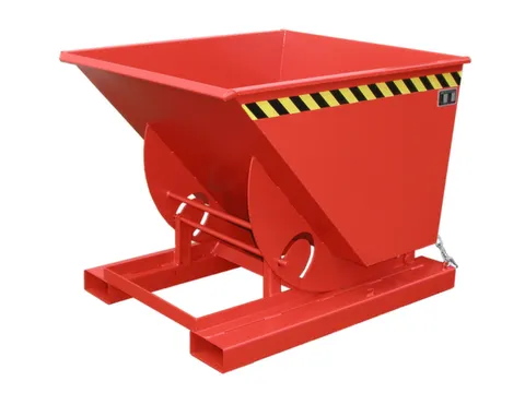 kiepbak,HxLxB 1070x1420x1190mm,0,75m³,draagverm. 1000kg,RAL3000