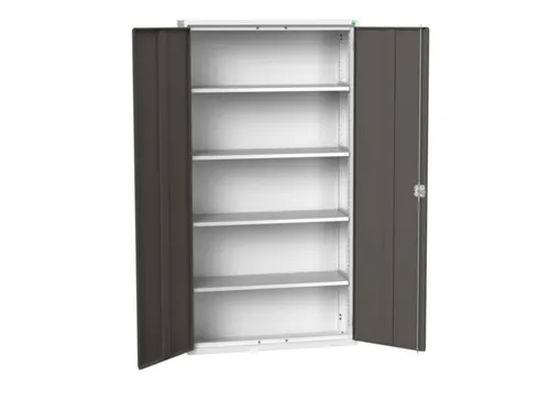 universele kast,HxBxD 2000x1050x350mm,4xStalen bodem,draaigrendelslot