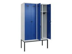 locker voor scheiding van kleding,HxBxD 2120x1200x500mm,4vak