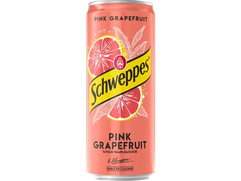 Schweppes Pink Grapefruit blik 33cl 24 stuks