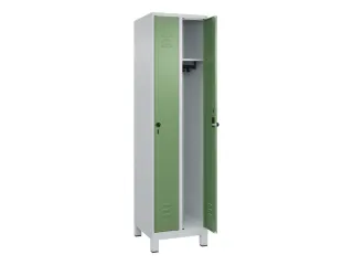 locker,HxBxD 1950x500x500mm,2vak,vak B 250mm,draaigrendel,voeten - 2
