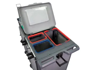 Reinigingswagen,2Kasten,2-4Zakhouders,4X6L Emmer,3Xopvanglegborden - 10