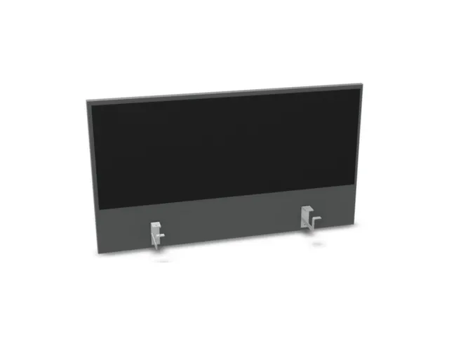 opzetpaneel bureau aanbouw achter MS-donkergrijs BN8033-zwart 1000mm