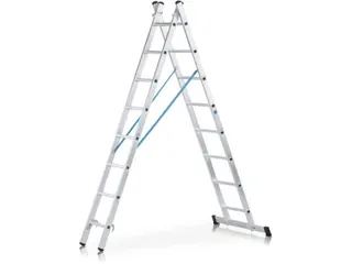 Multifunctionele Reformladder 2-Delig Aluminium L 2 42-4 10M 2X8Treden - 2