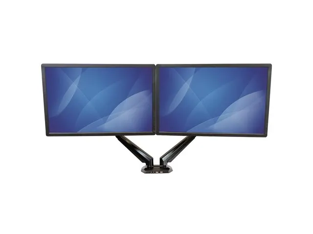 Bras 2 écrans avec ports USB 12-30 inch