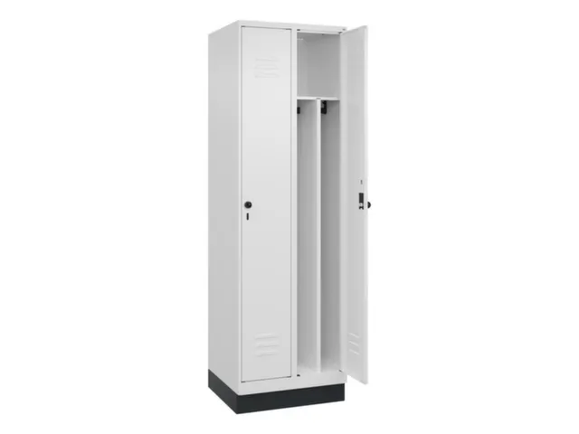 locker voor scheiding van kleding,HxBxD 1950x600x500mm,2vak